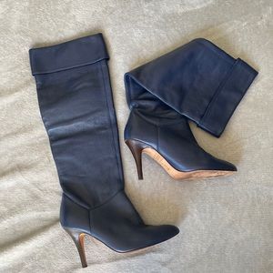 Vero Cuoio Blue Heeled Boots